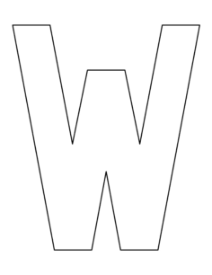 Letter W Tracing Worksheets Pdf, Free Vectors File